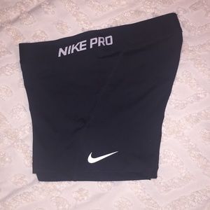 Nike Pro Black Spandex Workout Shorts